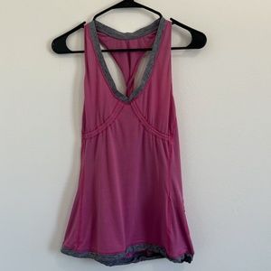 Lululemon Pink Workout Tank Top